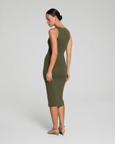 SPANXsmoothâ„¢ Jersey Racerback Midi Dress | Dark Pine